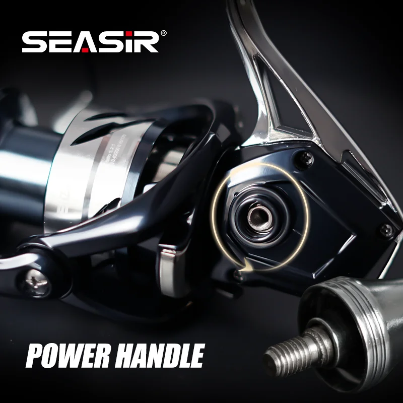 SEASIR スピニングフィッシングリール2000-6000: 1最大出力,15kg/33lb