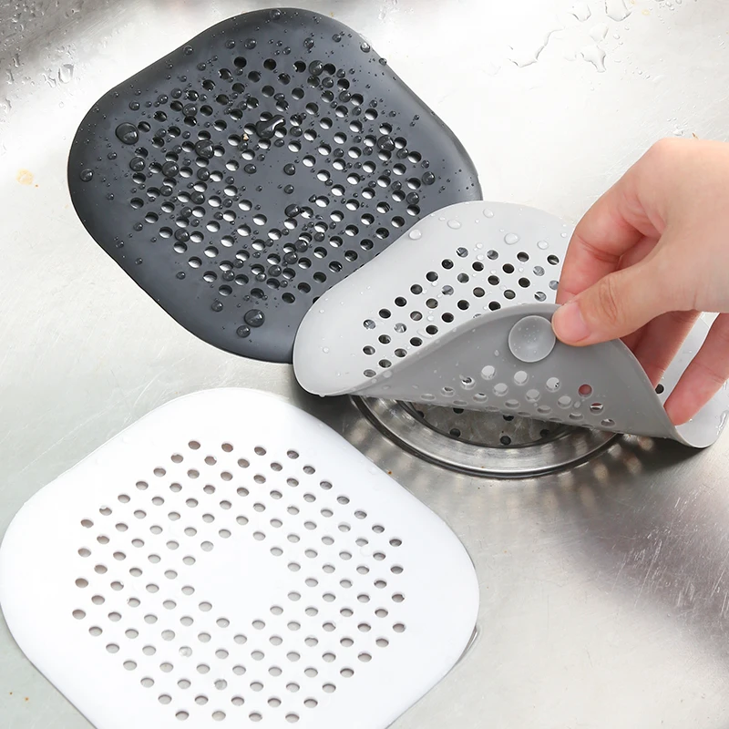 Plug Stopper Kitchen Sewer Silicone Bathroom Floor Bathtub WaterFilter Home Accessories Shower Drain Hair Catcher Sink Strainer view 2