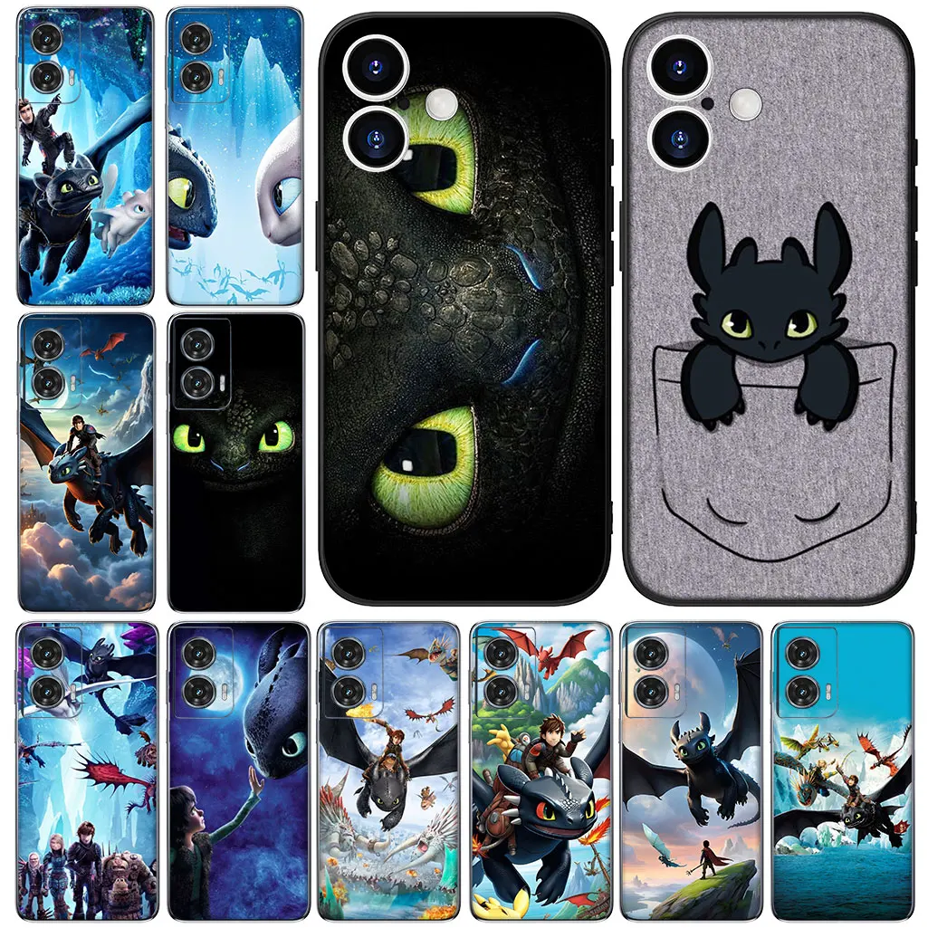 Для Motorola Moto G04 G05 G13 G14 G15 G34 G35 G45 G50 G53 G55 G64 G75 G72 G54 G24 Мощность как поезд плакат Your Dragon Case