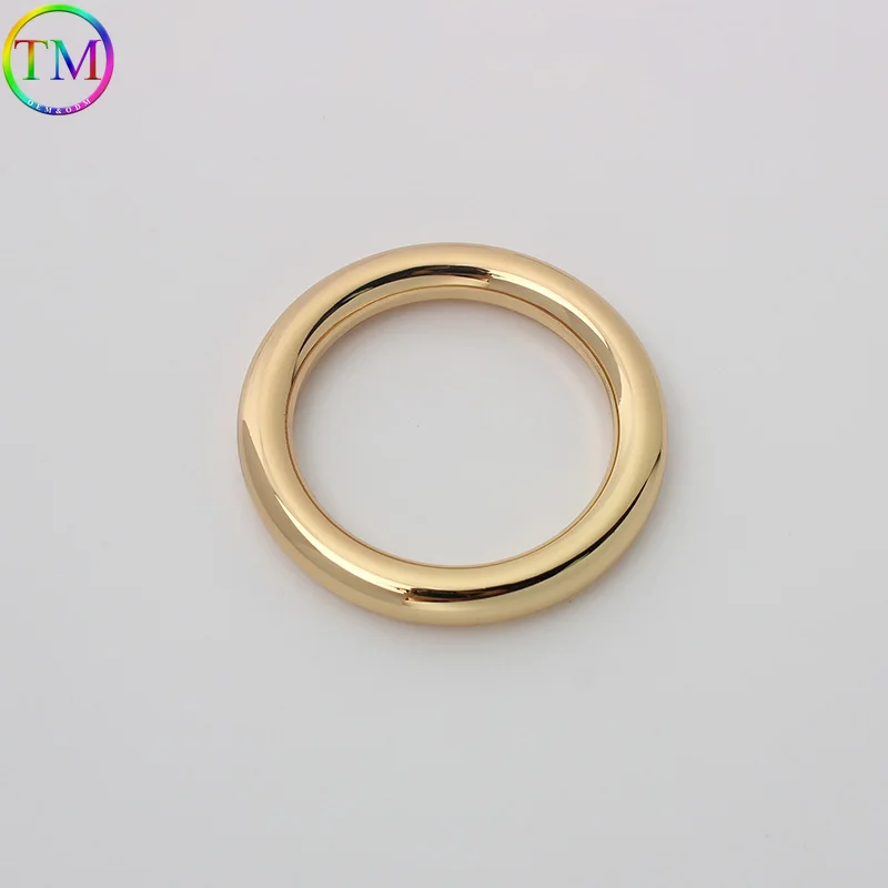 10/50 buah 6 ukuran 10-38mm O cincin terhubung gesper O cincin untuk wanita mode kulit rantai tas tali Diy aksesoris perangkat keras