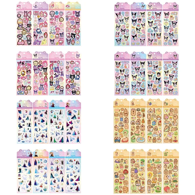 50pcs/lot Disney Princess Laser Stickers Creative Sanrio Scrapbooking DIY Decorative Stationery Sticker Album Stick Label