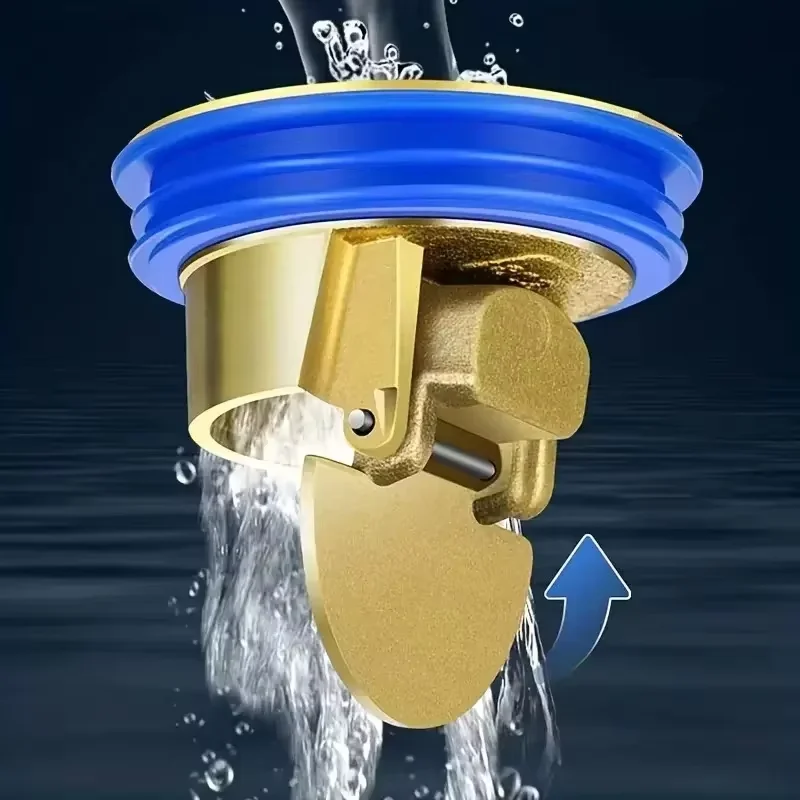 Floor Drain Core All Copper Odor Proof Core Drain Guard Sewer Backflow Preventer Deodorization Insect Drain Plug Hair Stopper