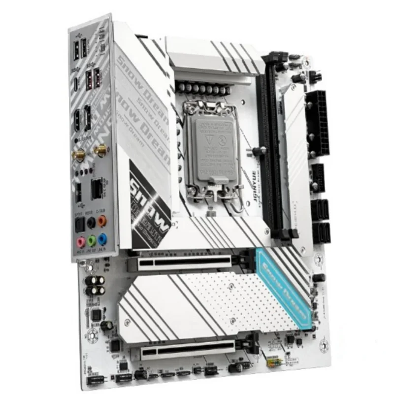 New B760 M-ATX Motherboard DDR5 for Intel 14th/13th/12th gen Core DDR5 LGA1700 dual channel 96GB B760M SNOW DREAM D5