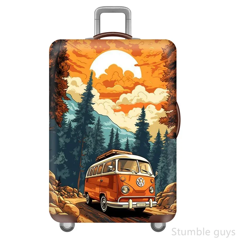 

Heavy Duty Elastic Suitcase Cover Protective Anti-Scratch Dustproof Luggage Sleeve Useful For Road Trips 18-32 Inch