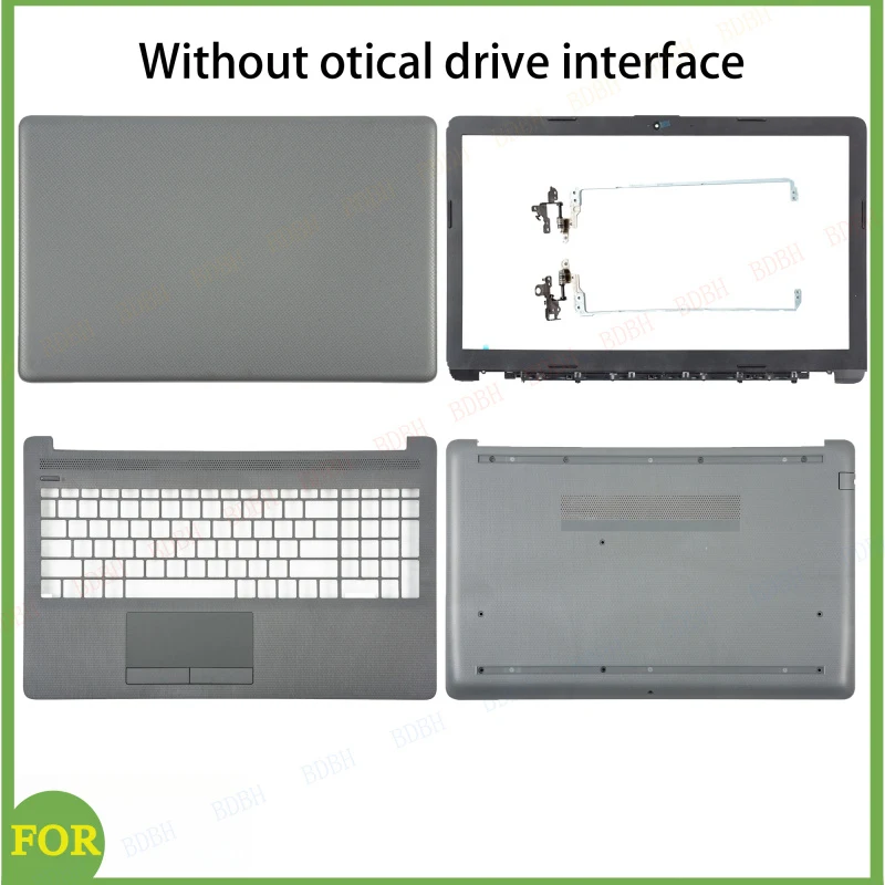 NEW Laptop Case For HP 15-DA 15-DX 15-DB 250 G7 255 G7 TPN-C135 TPN-C136 Back Cover Bezel Upper Bottom Case M04971 L20404 Gray