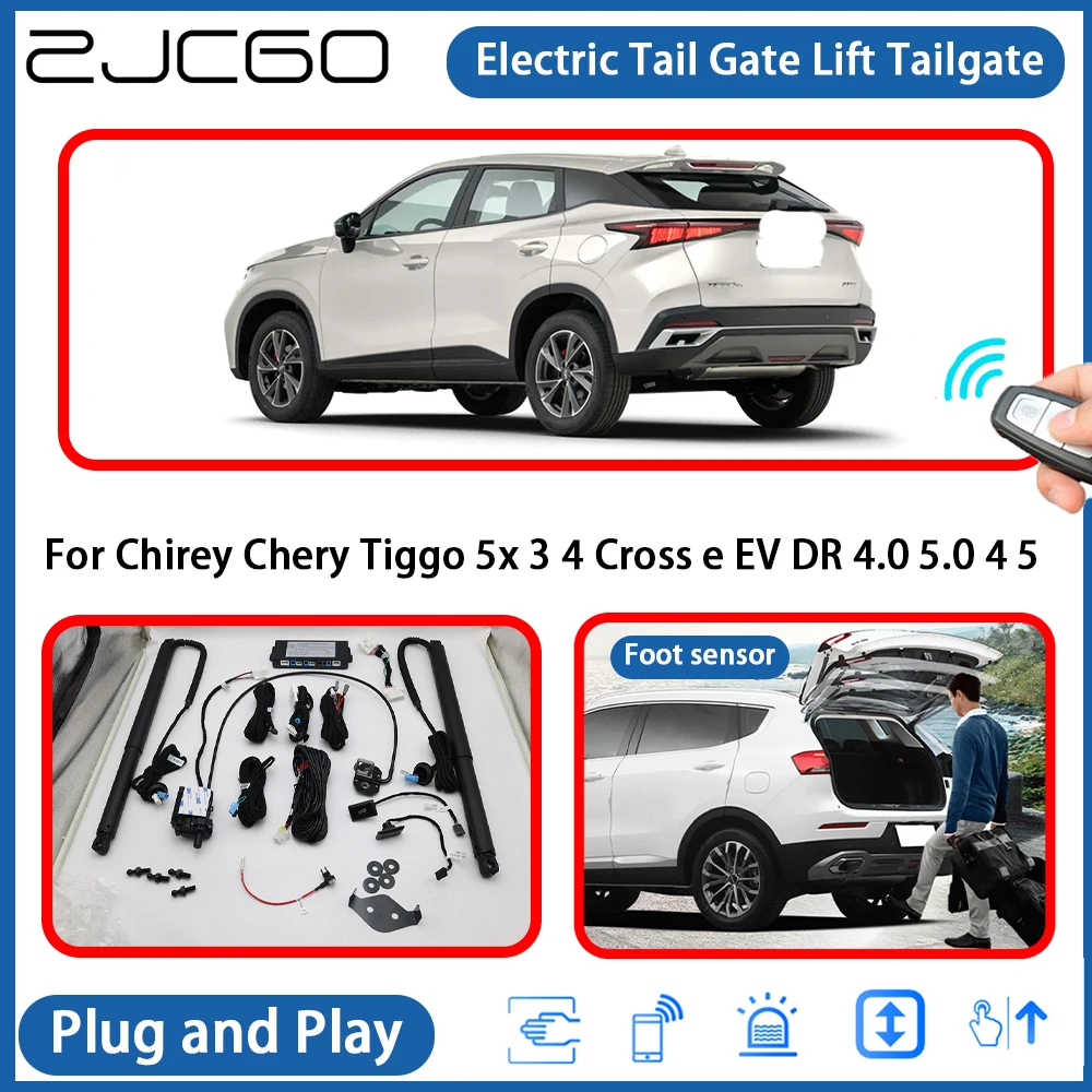 

for Chirey Chery Tiggo 5x 3 4 Cross e EV DR 4.0 5.0 4 5 Automatic Powered Tailgate Power Liftgate Electric Tail Gate Lift