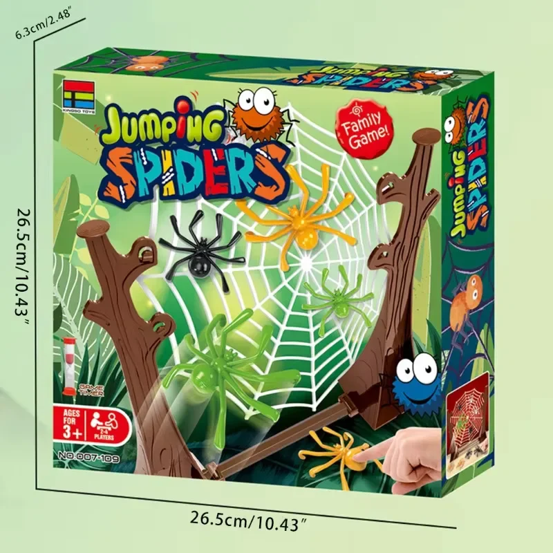 Board Game Battle Catapult Bouncing Spider Toy for Parent-Child Interaction Children's Table Game Party Puzzle Animal Themed