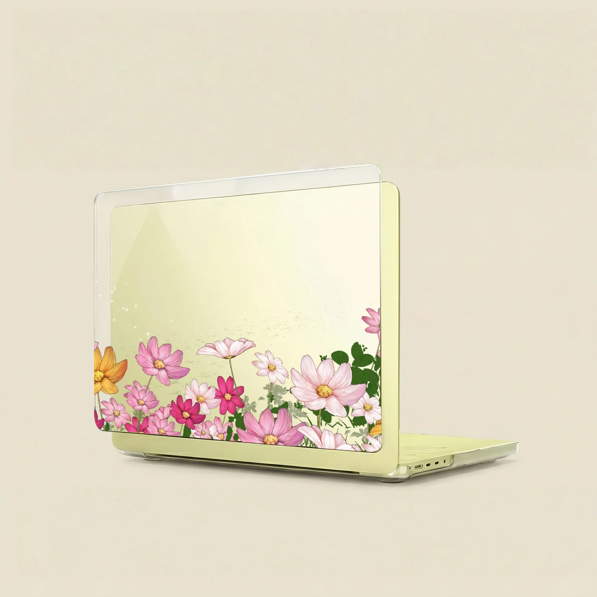 Flowers pattern Laptop Case for MacBook A3404 Pro 14 Case A3434 Shell for MacBook Air 13 15 2026 2025 Pro 13 M4 3D Print Case