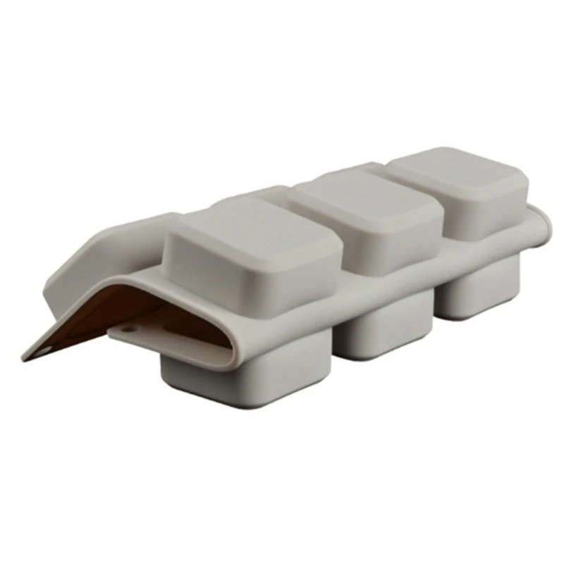 9 قوالب صابون تجويف قالب من السيليكون لصنع قوالب غسول الصابون اليدوية مستطيلة مربعة قابلة لإعادة الاستخدام قوالب صنع صابون السيليكون #5