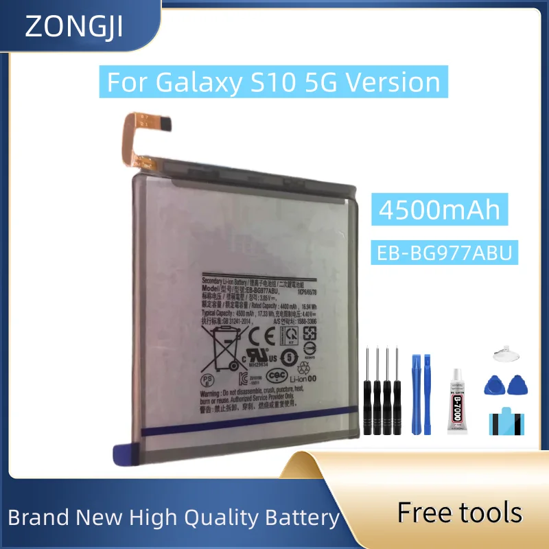

Новый аккумулятор EB-BG977ABU EB-BA907ABY EB-BG975ABU EB-BG973ABU EB-BG970ABU для Galaxy S10 5G S10 Lite S10Plus S10+ аккумулятор