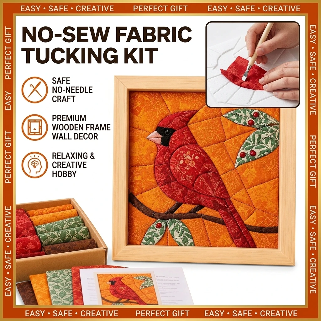 Mosaicos de tela hechos a mano, sin necesidad de coser, y fáciles de crear con nuestro kit de manualidades para mosaicos, con piezas cuadradas de 7,09 x 4,72 x 0,79 pulgadas, con motivos de aves, peces, animales y temas marinos.