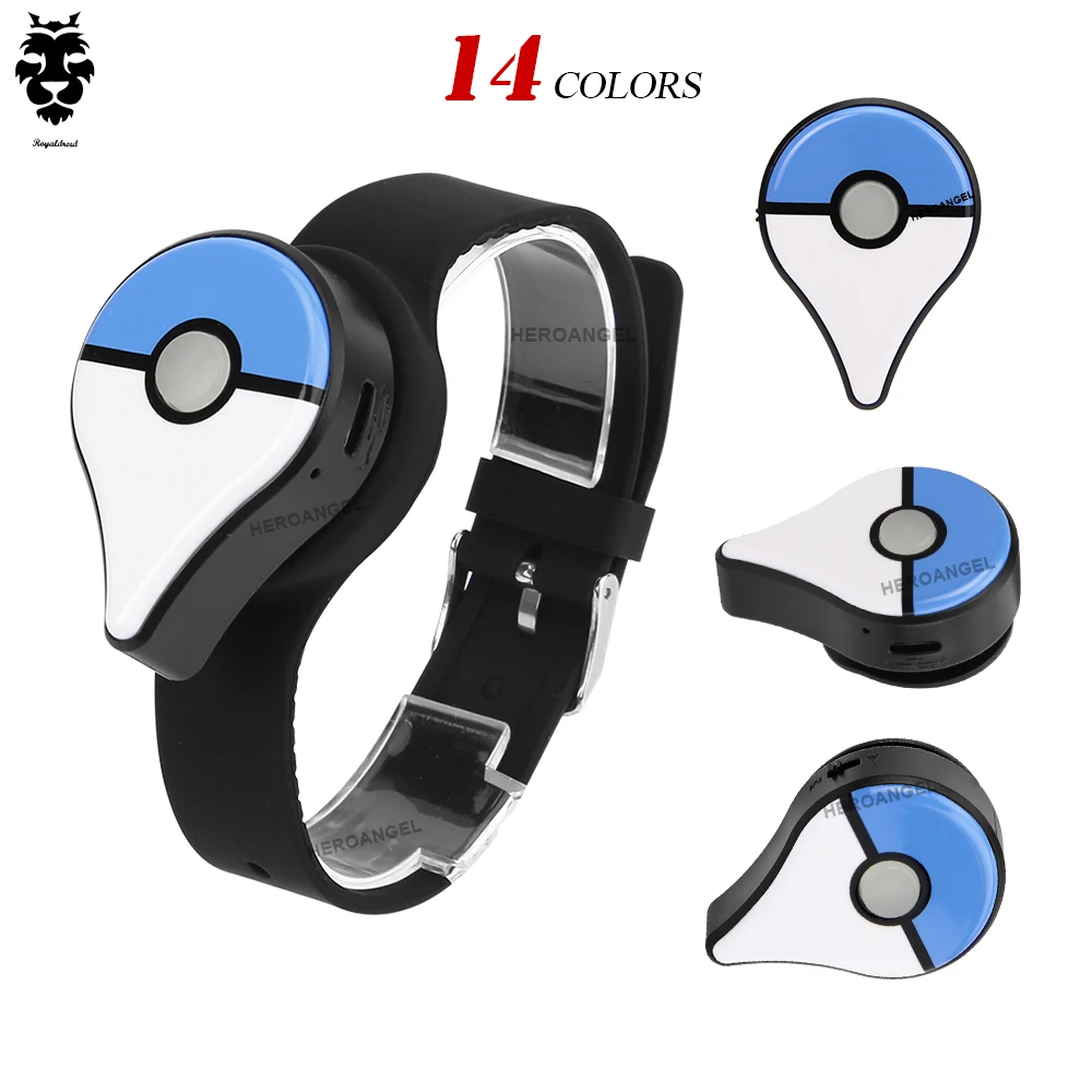 جديد Auto Catch Powermon Go Plus لـ Pokemon Go Plus سوار معصم ذكي متوافق مع بلوتوث قابل لإعادة الشحن لنظام Android IOS