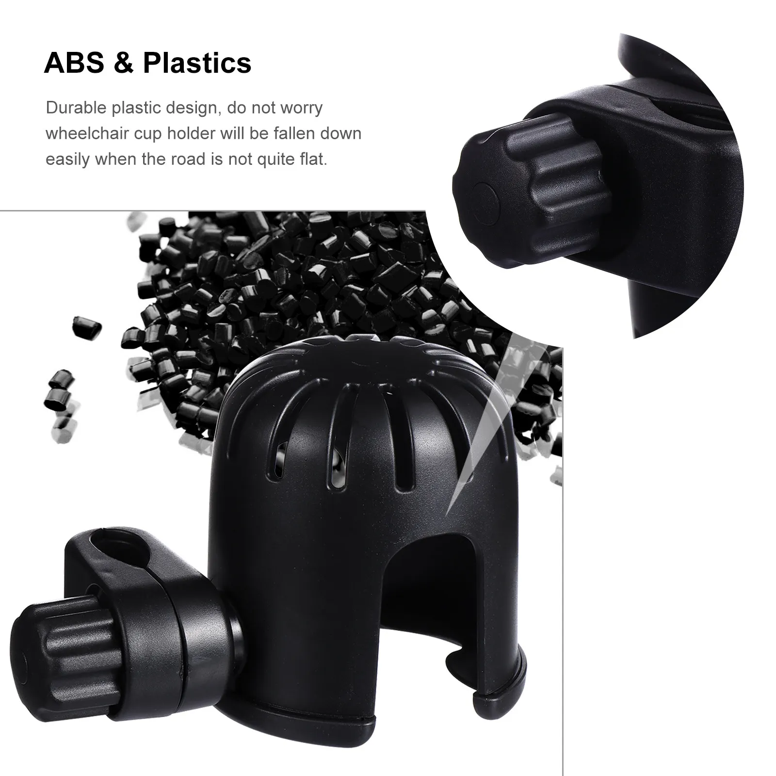 Baby Stroller Accessories Water Bottle Holder Universal 360 Rotatable Cart Bottle Rack Stroller Bicycle Wheelchair Cup Holder view 6