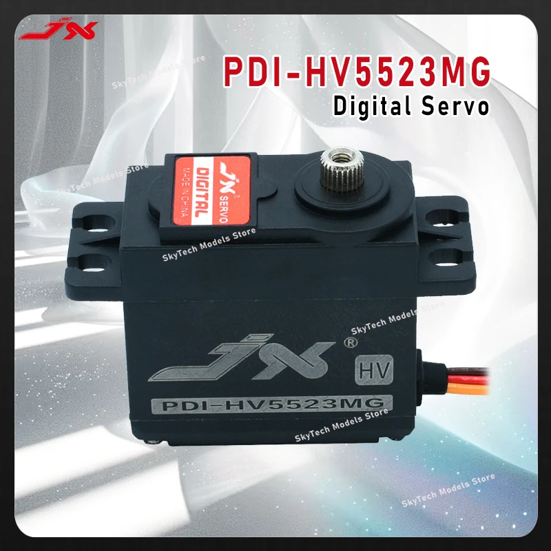 

Сервопривод JX PDI-HV5523MG 23 кг 8.4В 0.16 с, металлический редуктор, стандартный сервопривод для радиоуправляемых моделей 1:8, 1:10, автомобилей, роботов, самолетов, улучшенная версия PDI-6225MG-300 HV