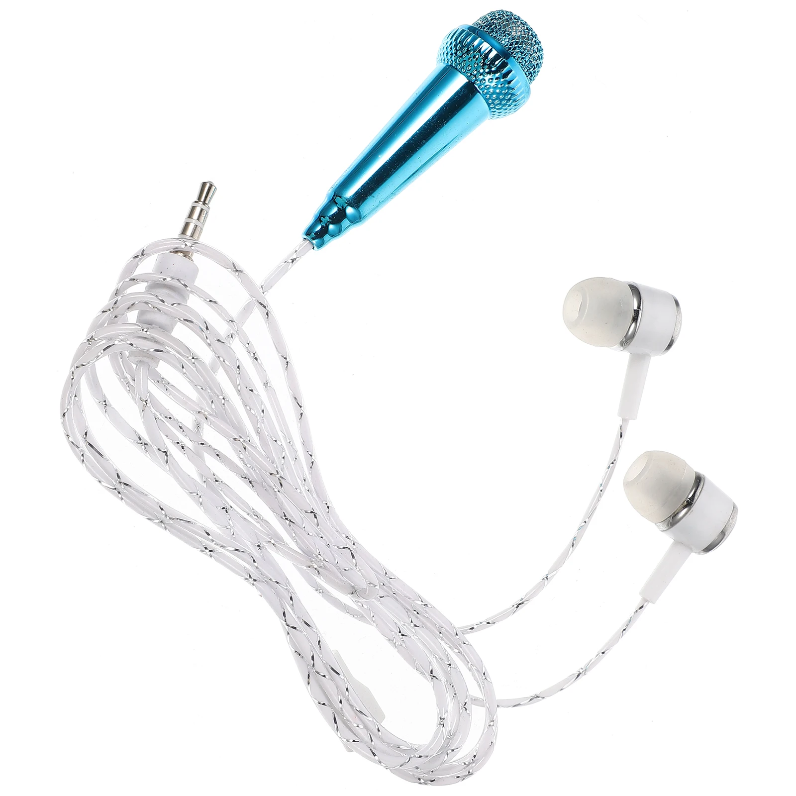 

Small Portable Microphone for Singing Recording Small Microphone Tiny Phone Mic Durable Plastic Household Gift