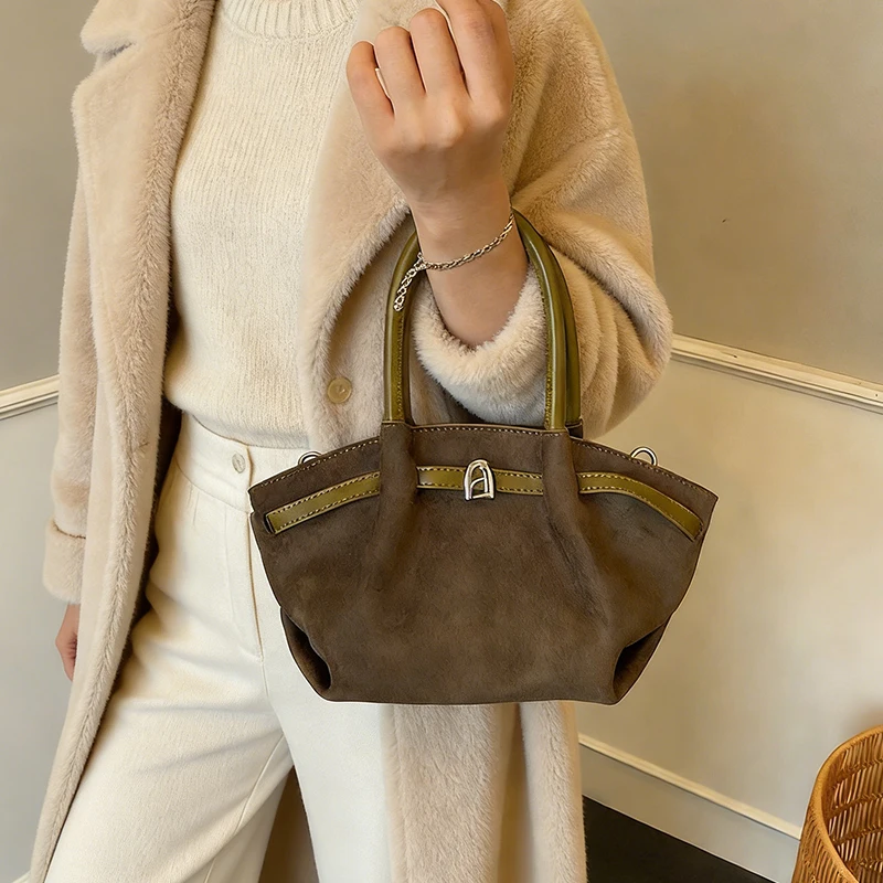 

Мягкие замшевые сумки для женщин: осенне-зимние ретро-модели, сумки-летучие мыши, женские наплечные и кроссбоди сумки для повседневного использования и поездок на работу