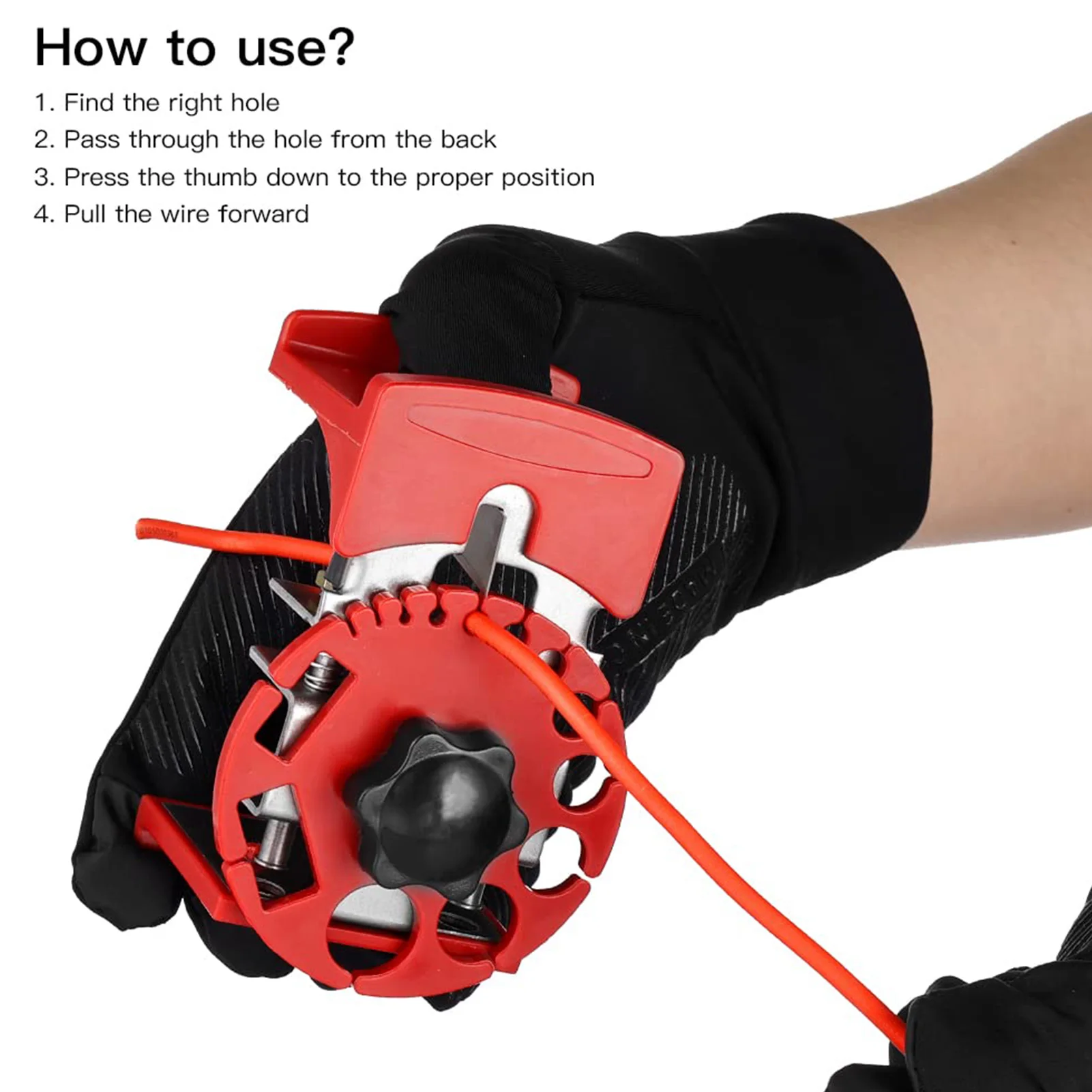 Handheld Copper Wire Stripper Manual Stripping Machine Cable Stripper Tool For Scrap Copper Recycling Efficient Adjustable Depth