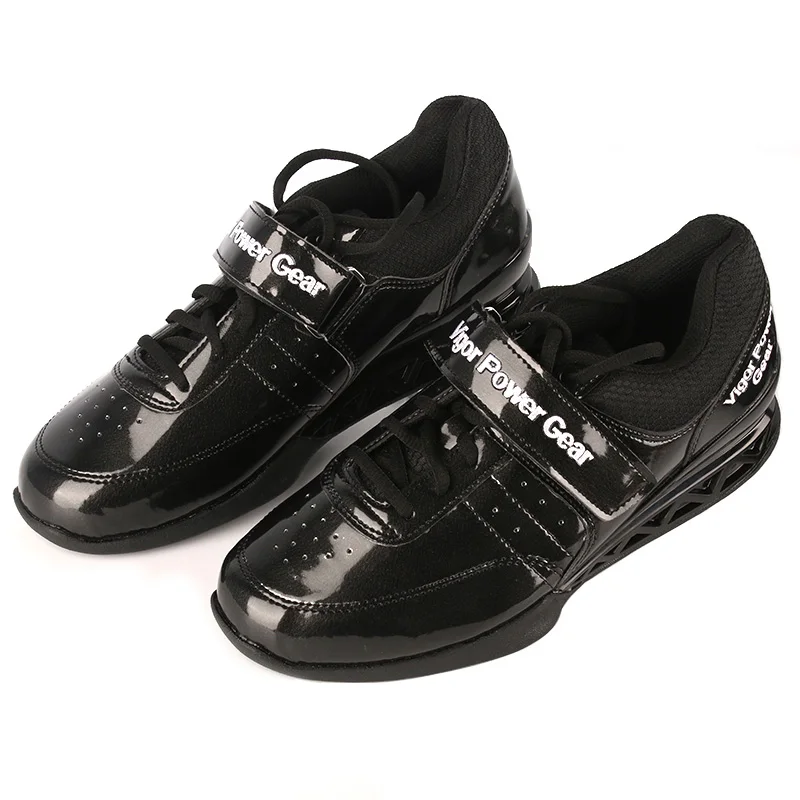 

Черные туфли унисекс для тяжелой атлетики, квадратные туфли для тяжелой атлетики и тренировочная обувь для пауэрлифтинга для кроссфита, становой тяги