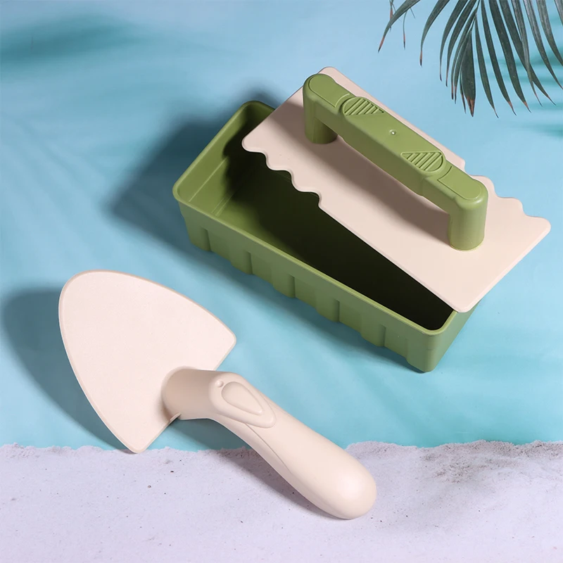 

3Pcs/set Beach Toys Kit Snow Toy Sand Fun Brick Maker Sand Castle Mold Toys Summer Winter Outdoor Beach Snow Build Toy Kid Gifts