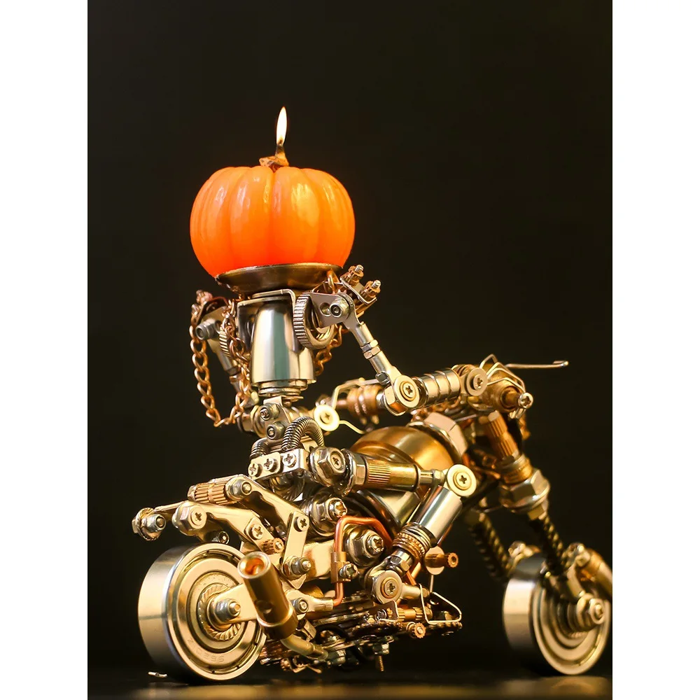 Night Saber 3D Metal Puzzle Trendy Play Ornament Pumpkin Knight DIY Assembled Model Kits Creative Gifts for Children Puzzle Toys