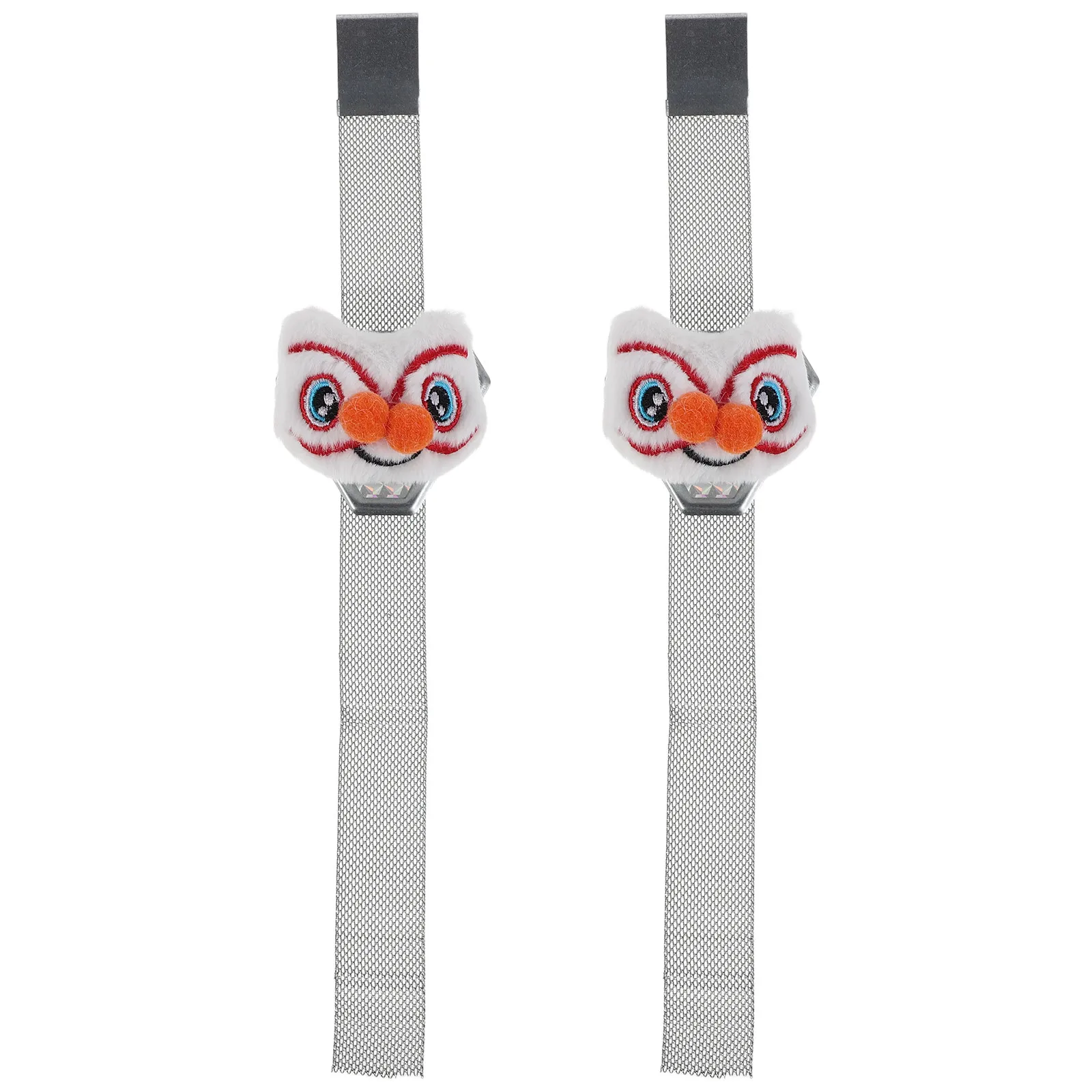 2Pcs Lion Pattern Car Static Electricity Strip Universal Anti Static Ground Strap Vehicle Electrostatic Discharge Belt