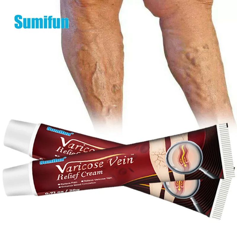 

Sumifun Effective Herbal Varicose Veins Relief Cream Vasculitis Phlebitis Spider Pain Relief Ointment Herb Plaster Body Care 20g