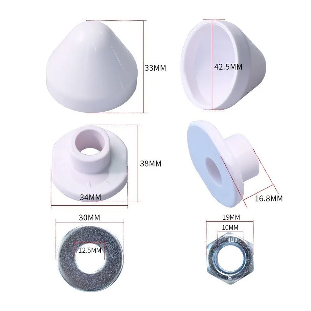 For Bathroom Renovation Toilet Connection Set Complete Hardware Included High Shock Resistance For Geberit 405.116.00.1