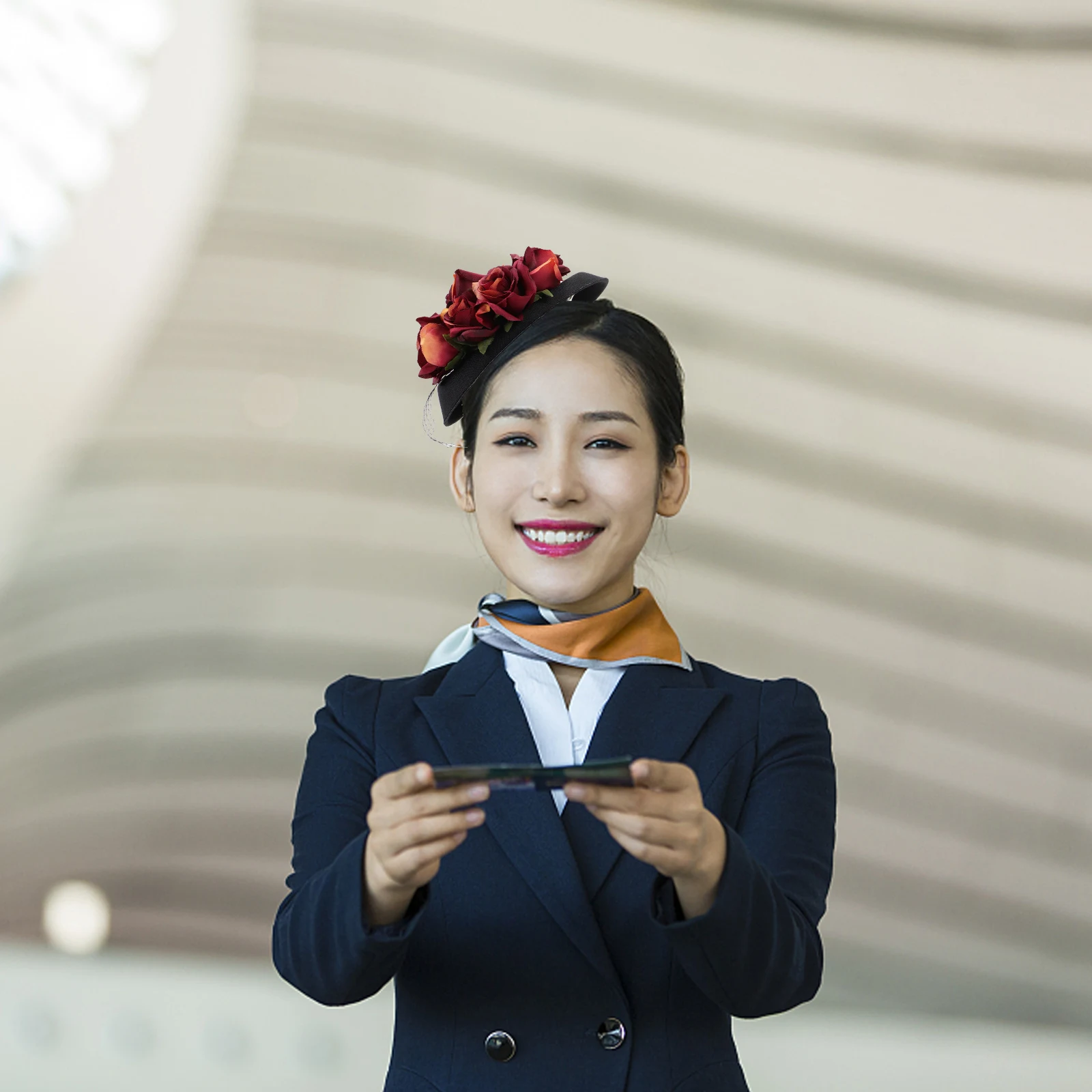 

Etiquette Gown Hat Wedding for Women Party Hats Tea Caps Decorative Decoration Church Women's