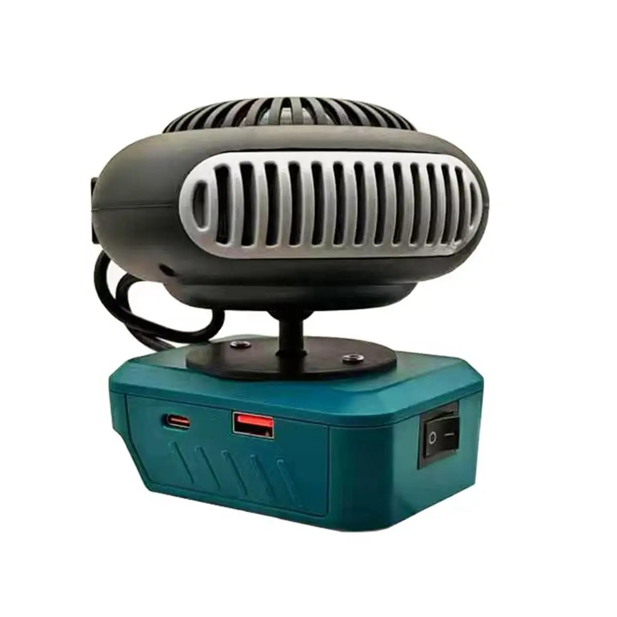 A56K Power Tool Parts Lithium Electric Power Warm Air Blower Fan Heater Hot&Cold Wind Dual Mode for 18V Li-Ion Battery