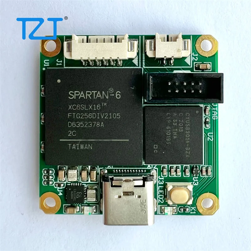 

Плата разработки TZT CYUSB3014 USB3.0 XC6SLX16 FPGA с 6-осевым IMU и UVC, плата для сбора изображений CMOS