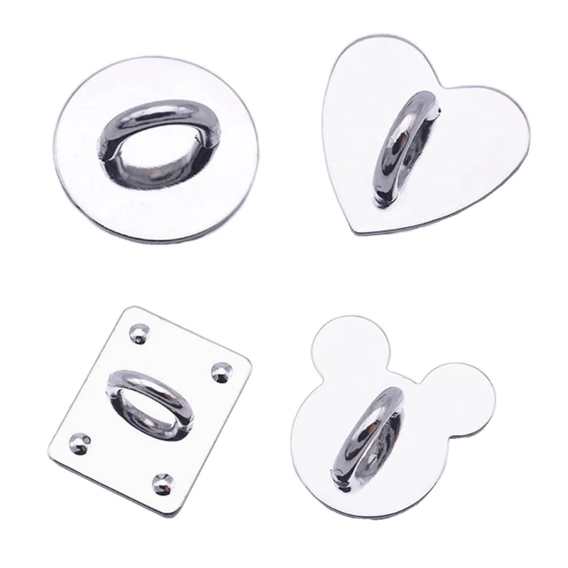 F42F 10PCS Cute Phone Clasps Phone Rings Holder Phone Stand Bracket Phone Holder Bracket Alloy Material for Customizing Cases