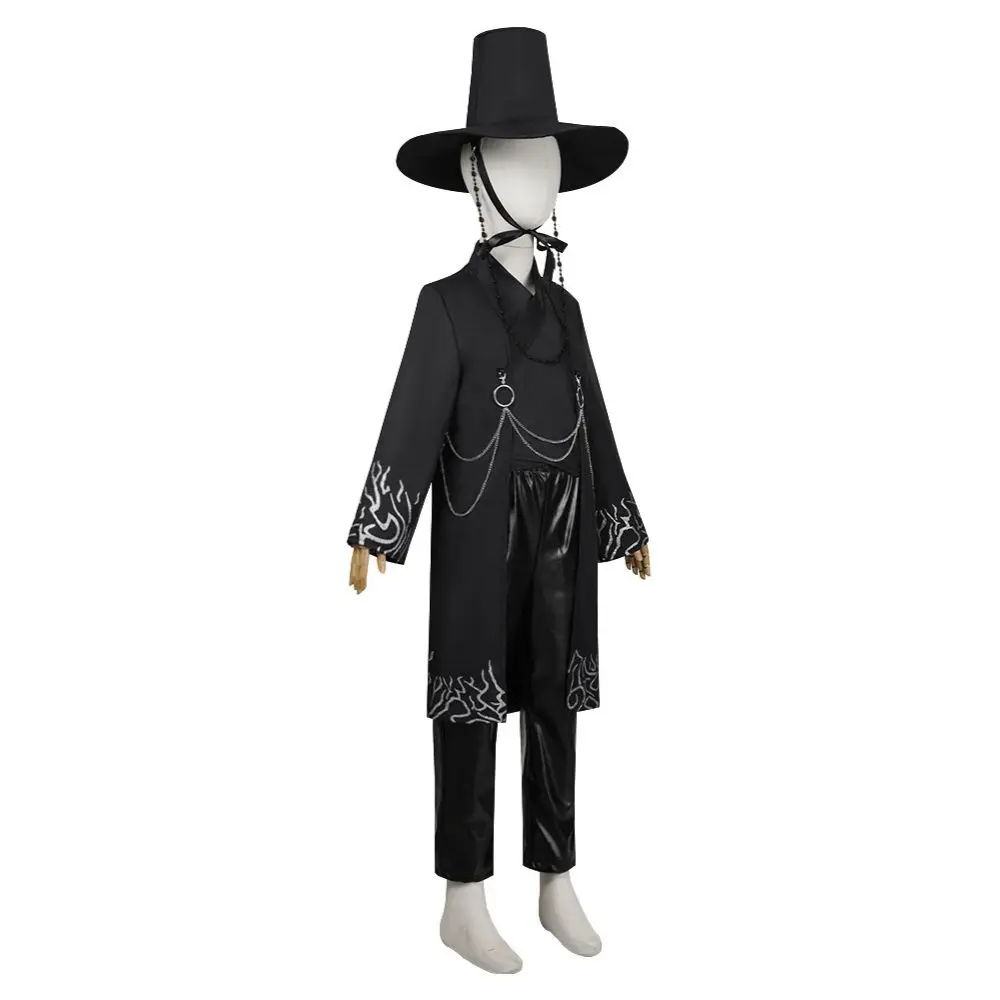 أطفال Kpop Jinu شيطان الصيادين تأثيري حلي تمويه للأطفال موحدة قبعة لعب الأدوار الخيال ملابس هالوين كرنفال البدلة #2