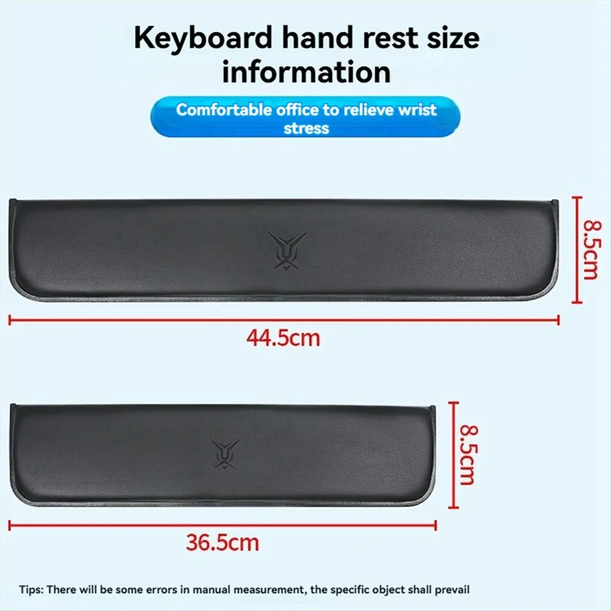 sixsix Wrist Rest Pad Memory Foam Hand Rest Mechanical Keyboard Mouse Wrist Pad for Reducing Strain Enhancing Comfort 87 Keys