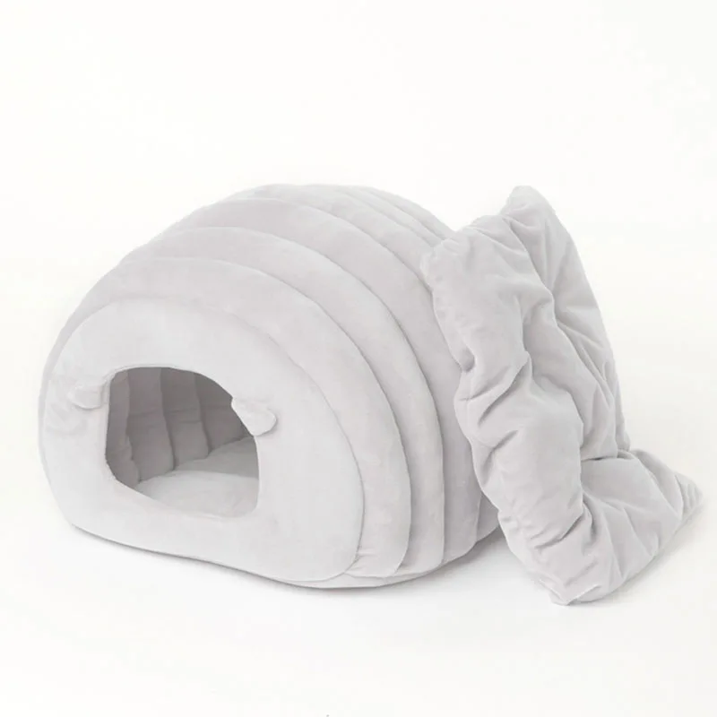 New arrival cat nest -warming house Pet puppy nest autumn and winter cat bed semi -closed pet nest