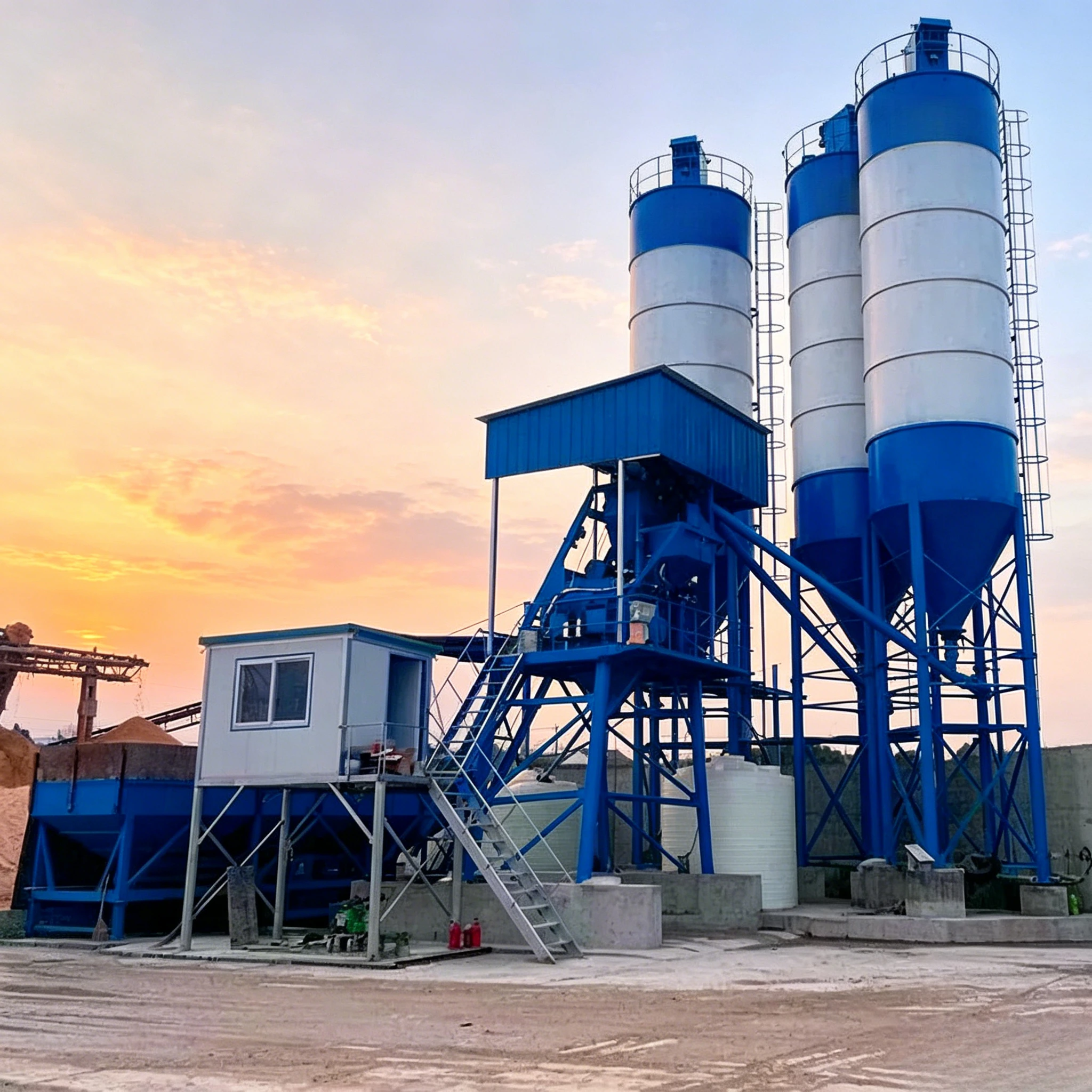 New Free Foundation Mixing Plant 35 Concrete Production Line Equipment Sale Old Mixing Station Energy Low Budget Customized