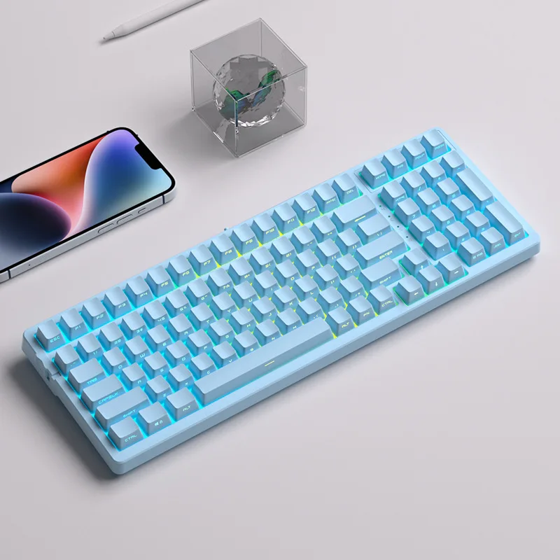 

Agent side engraved light transmission keycap small full set of gradual change infection personality mechanical keyboard keycap