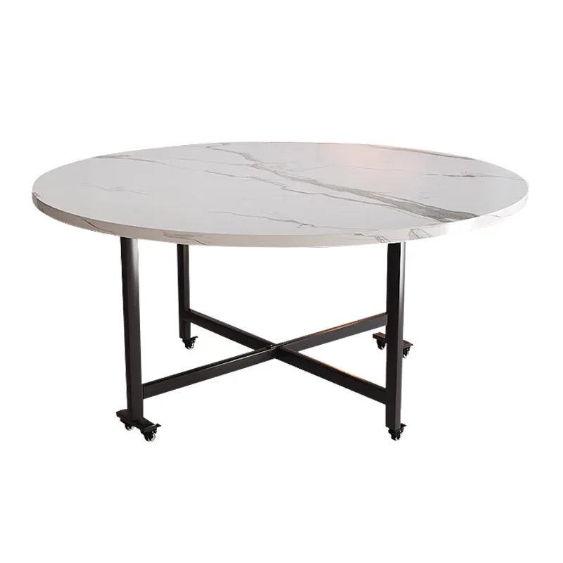 

Household, large round table, foldable, simple, small apartment, mobile