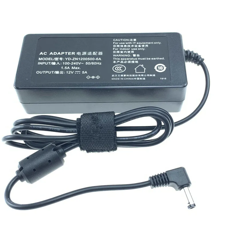 

Genuine YD-ZN1200500-6A 12V 5A 60W 4.16A 5.5x2.5mm ADPC1260AB ADPC1260AT AC Adapter For PHILIPS AOC Monitor Power Supply Charger