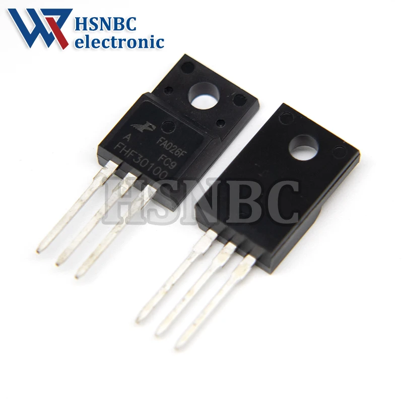 10PCS FHF30100 FHF30100A 30100 TO-220F 30A 100V Schottky Diode 100% New Original