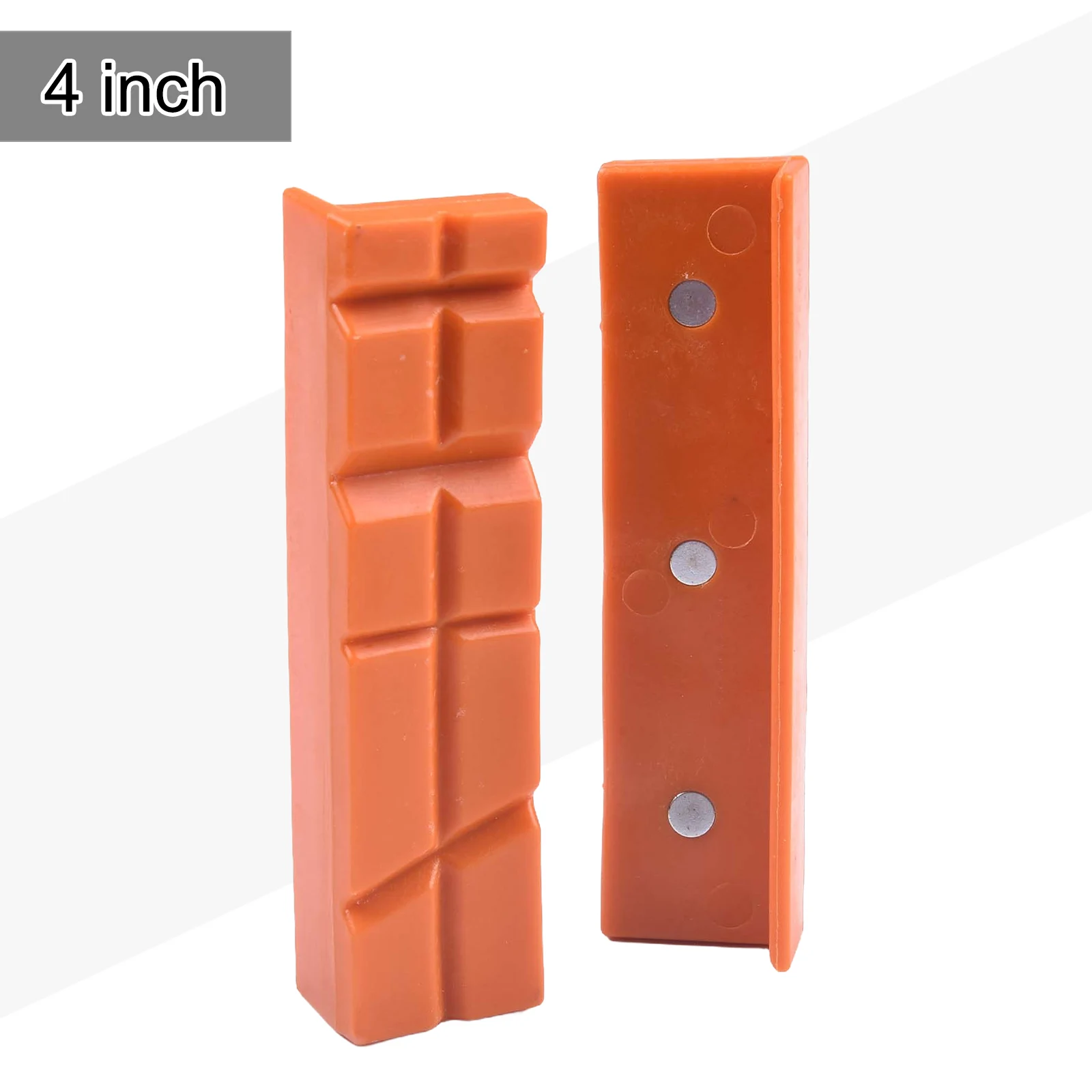2pcs 4/5/6 Inch Bench Vice Jaw Pads Multi-Purpose Rubber Magnetic Soft Pad Jaw For Metal Vise Bench Machine Tools Woodworking image 4