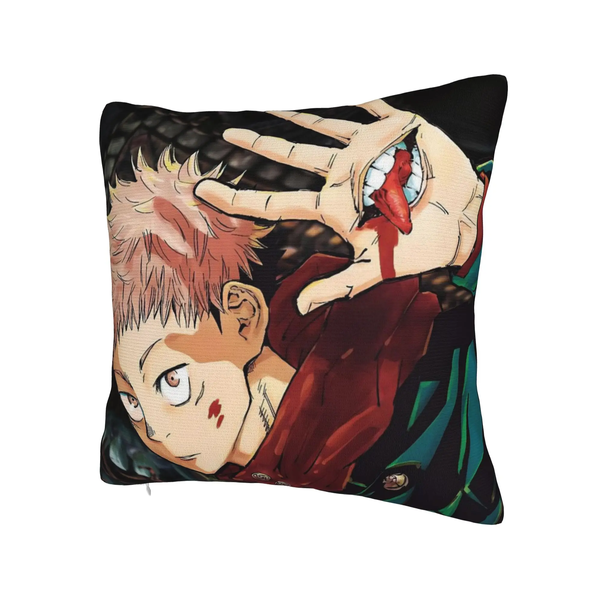 Itadori Yuji  Pillow Covers Merch Printing Cushion Cover Gift  JJK Anime  Pillow Case Cover Home Multi-Size