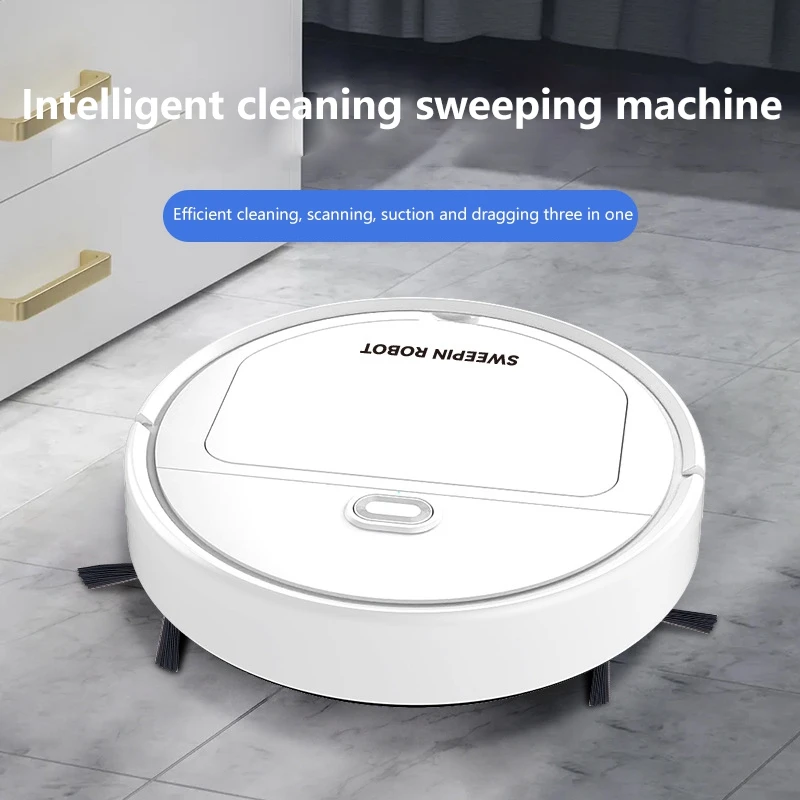 2026 New 3in 1 Smart Sweeping Robot Vacuum Cleaner 4000Pa Strong Suction ForBedroom Living Room Hard Floors Pet Hair Carpets