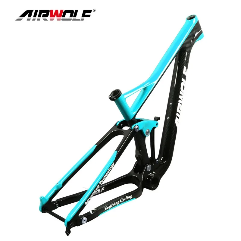 2024 Full Suspension Bike Frame PF30 Carbon MTB Frame 29er Mountain Bike Frame 142*12mm Thru Axle Disc Brake Bicycle