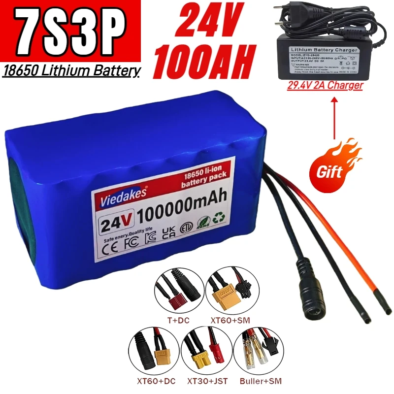 

18650파워뱅크 케이스 24v 7s3p lithium battery suitable for Electric Tools, Garden Equipment, Scooters, LED Light & DIY Projects