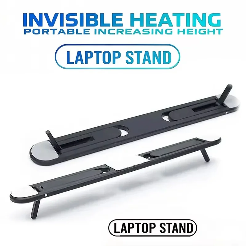 Universal Laptop Riser Stand Notebook Cooling Pad Invisible Laptops Bracket Folding Keyboard Rise For Macbook Pro Lenovo Dell HP