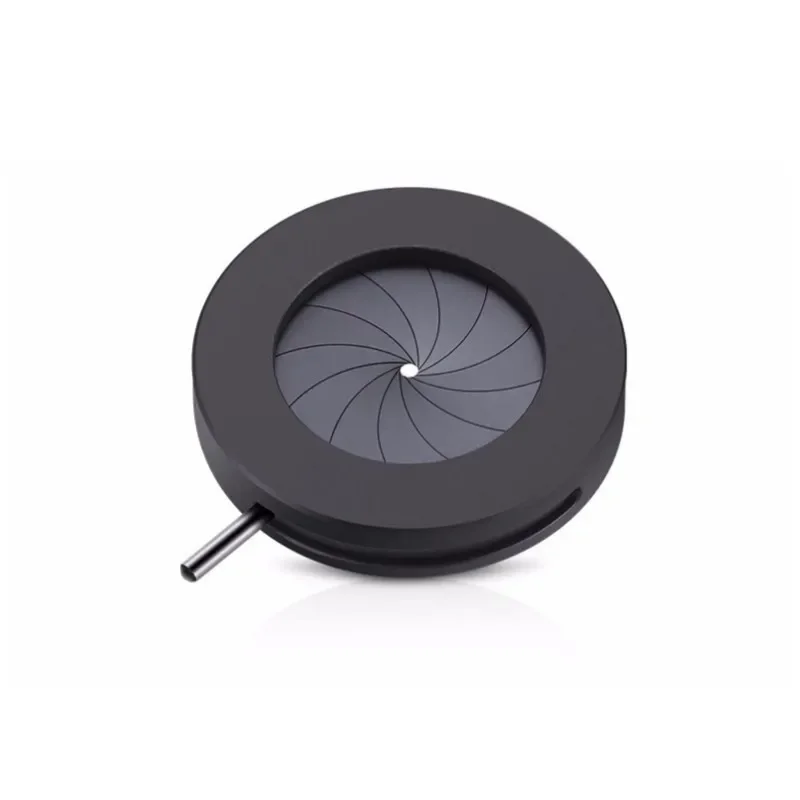 Imagem -06 - Módulo de Abertura Manual Ajustável para Câmera Microscópio Laser Diafragma Ótico Iris Suporte m4 Opcional 1.523 mm