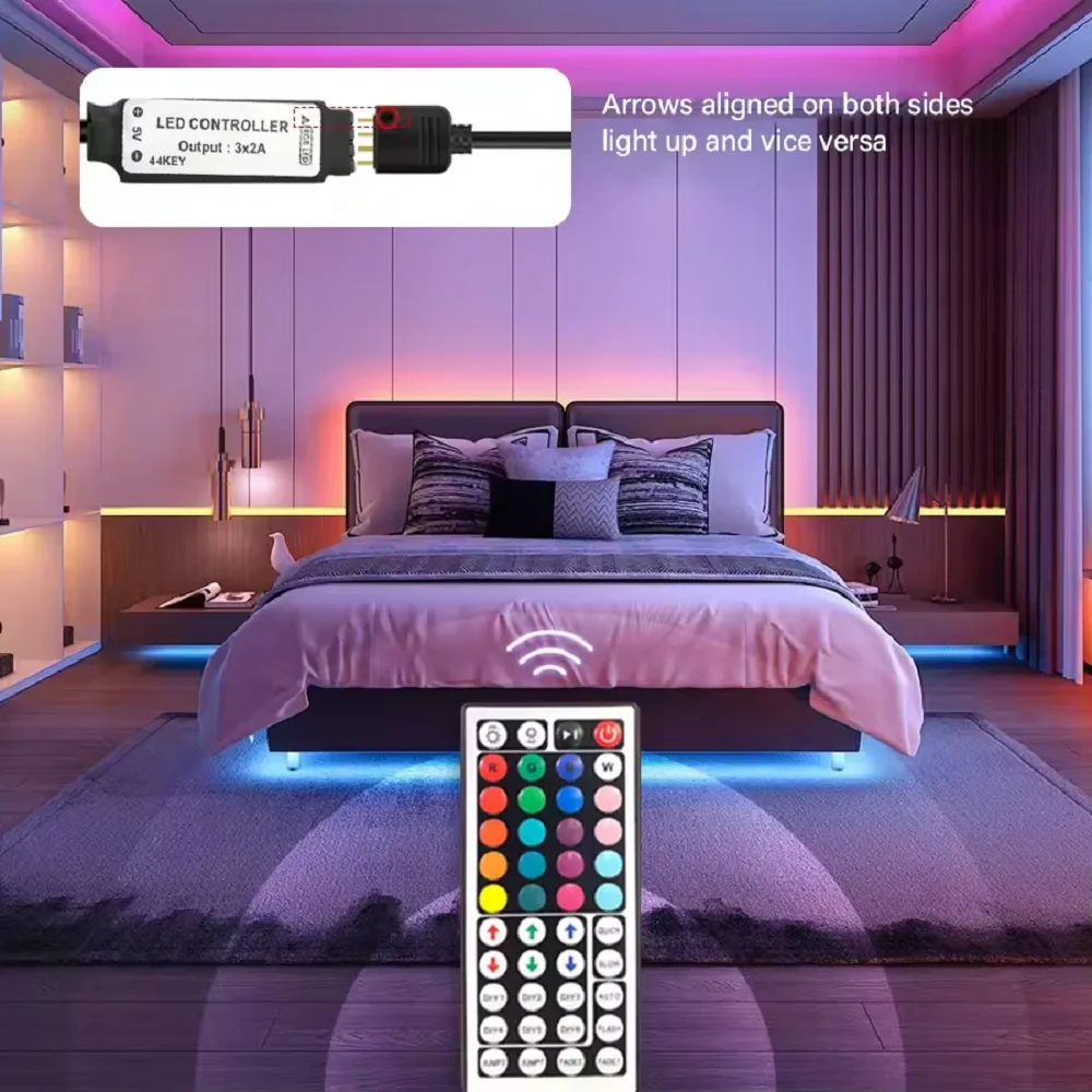 USB LED Strip Lights APP Control Color Changing 3535 RGB Led Light Flexible Lamp Tape for Room Decoration TV Backlight Diode
