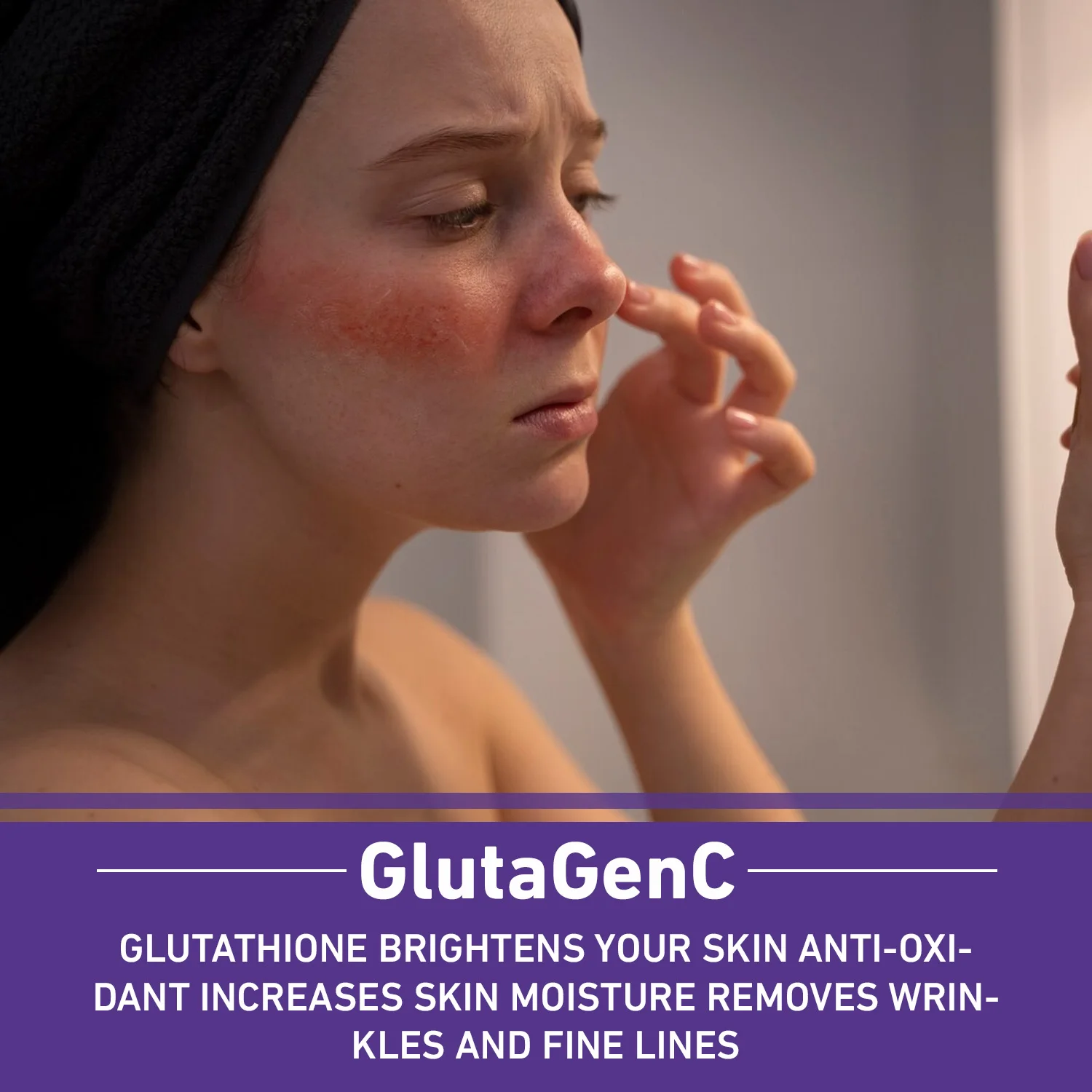 GlutaGen C Whitening Supplement - Antioxidant, Increase Skin Moisture, Brighten Skin