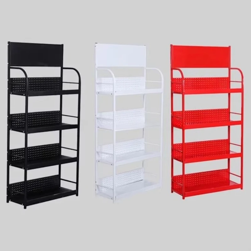 Single-sided metal, auto parts, motors, engine body racks, lubricating oil display racks, garage store sales, grocery shelves
