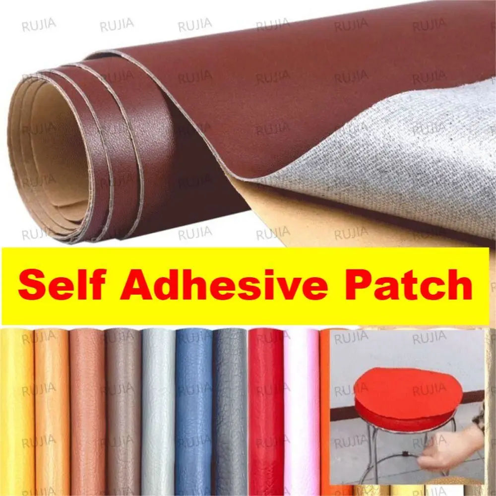 Selbst klebender Leder reparatur satz Patch für Sofa Auto Aufkleber Sitz Fix Pu Leder Patch ultra dünne wasserdichte Leder Stoff